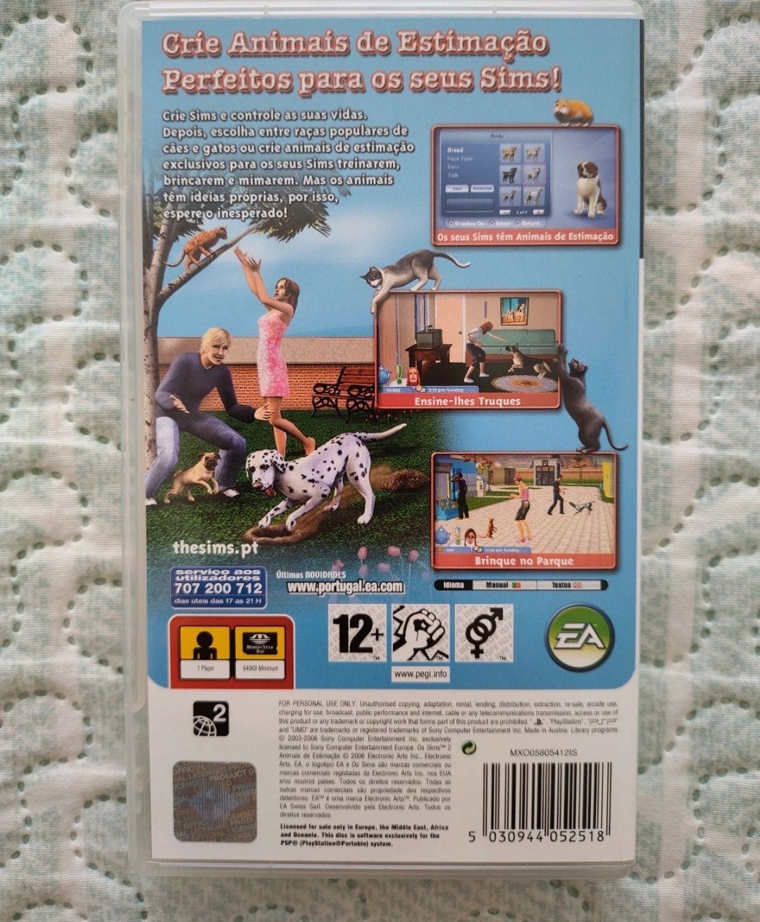 Sims 2 Pets PSP Playstation Portátil