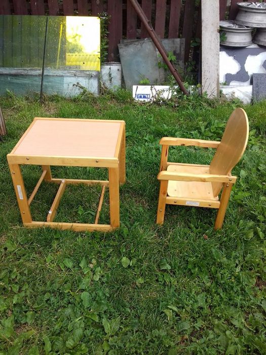 Детский столик и стул, столик, крісло, стільчик дитячий   
850г