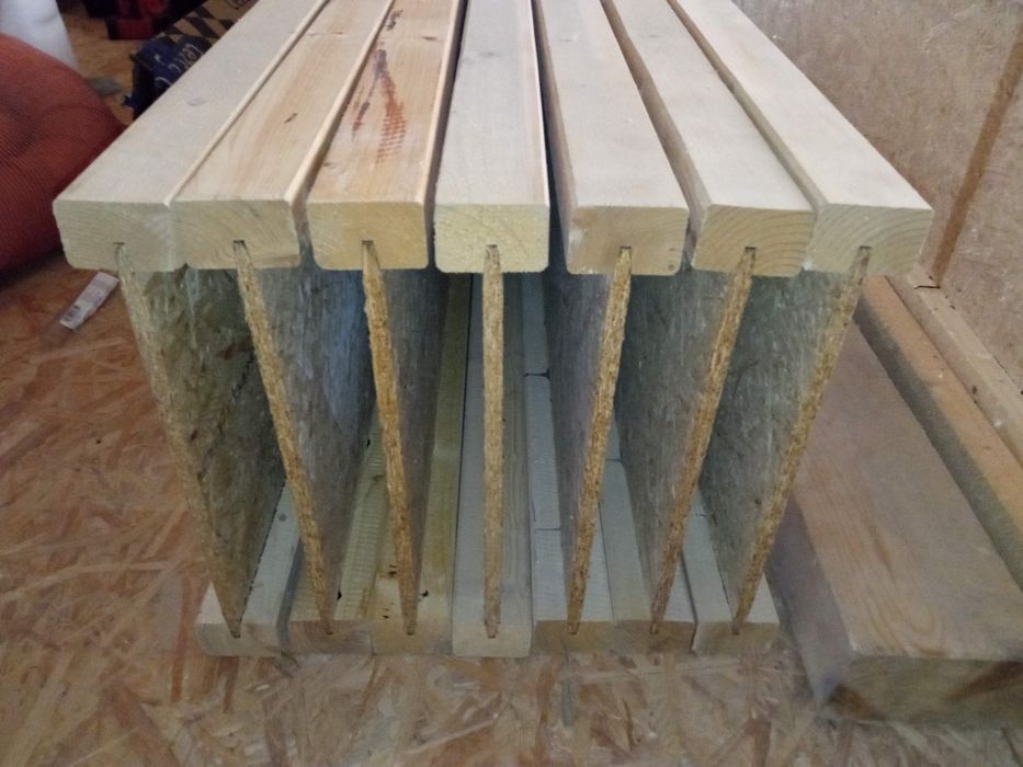 Drewniane belki dwuteowe Kronopol I-Beam 60/350 _ krokwiowe _ stropowe