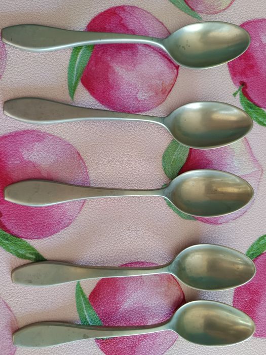 Łyżeczki stare alpacca