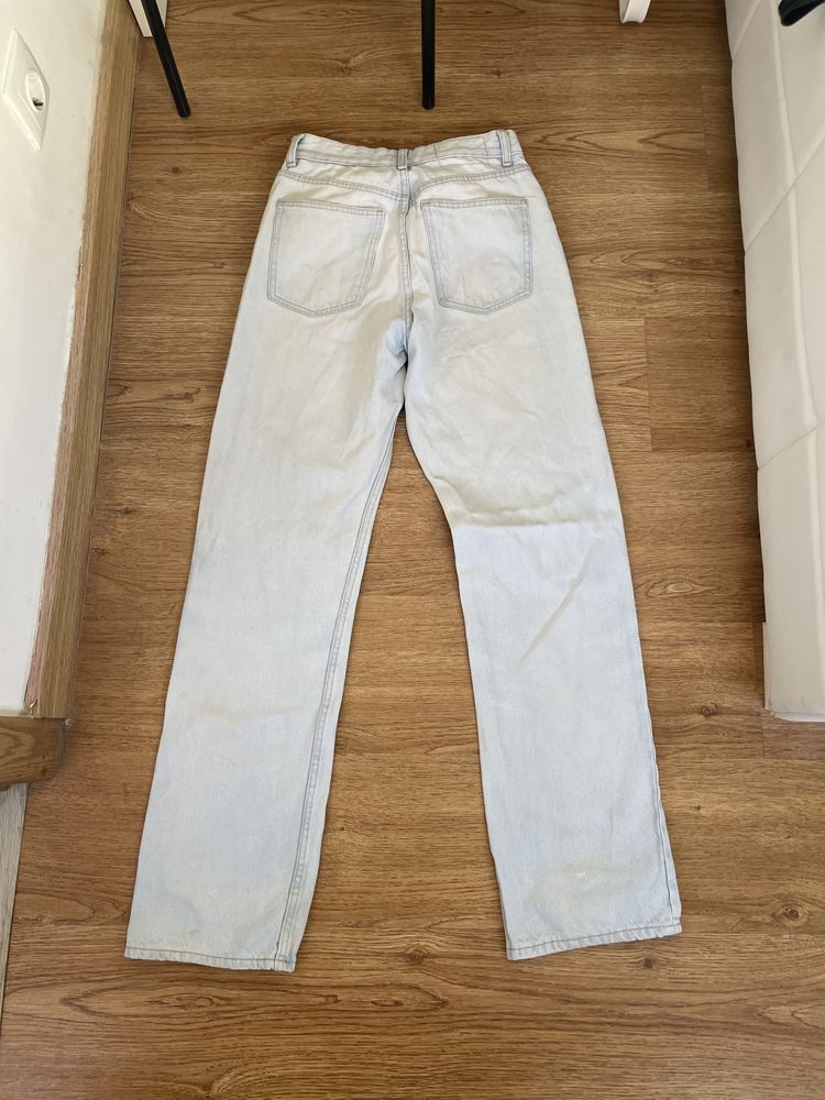 straight jeans azul