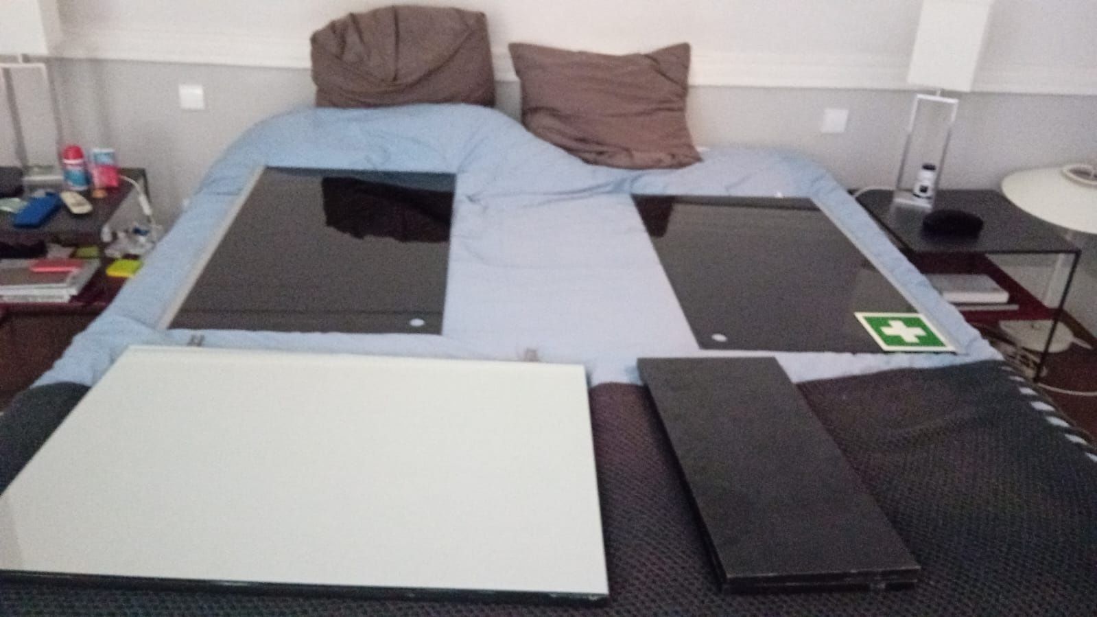 Móvel casa de banho com pedra