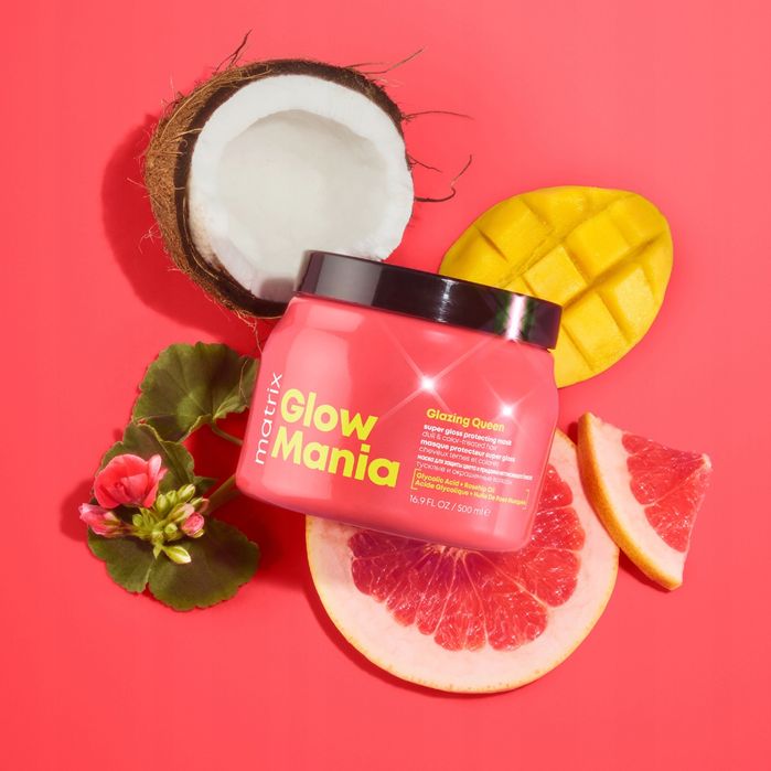 Matrix Glow Mania Wzmacniająca Maska do Włosów Farbowanych 500 ml