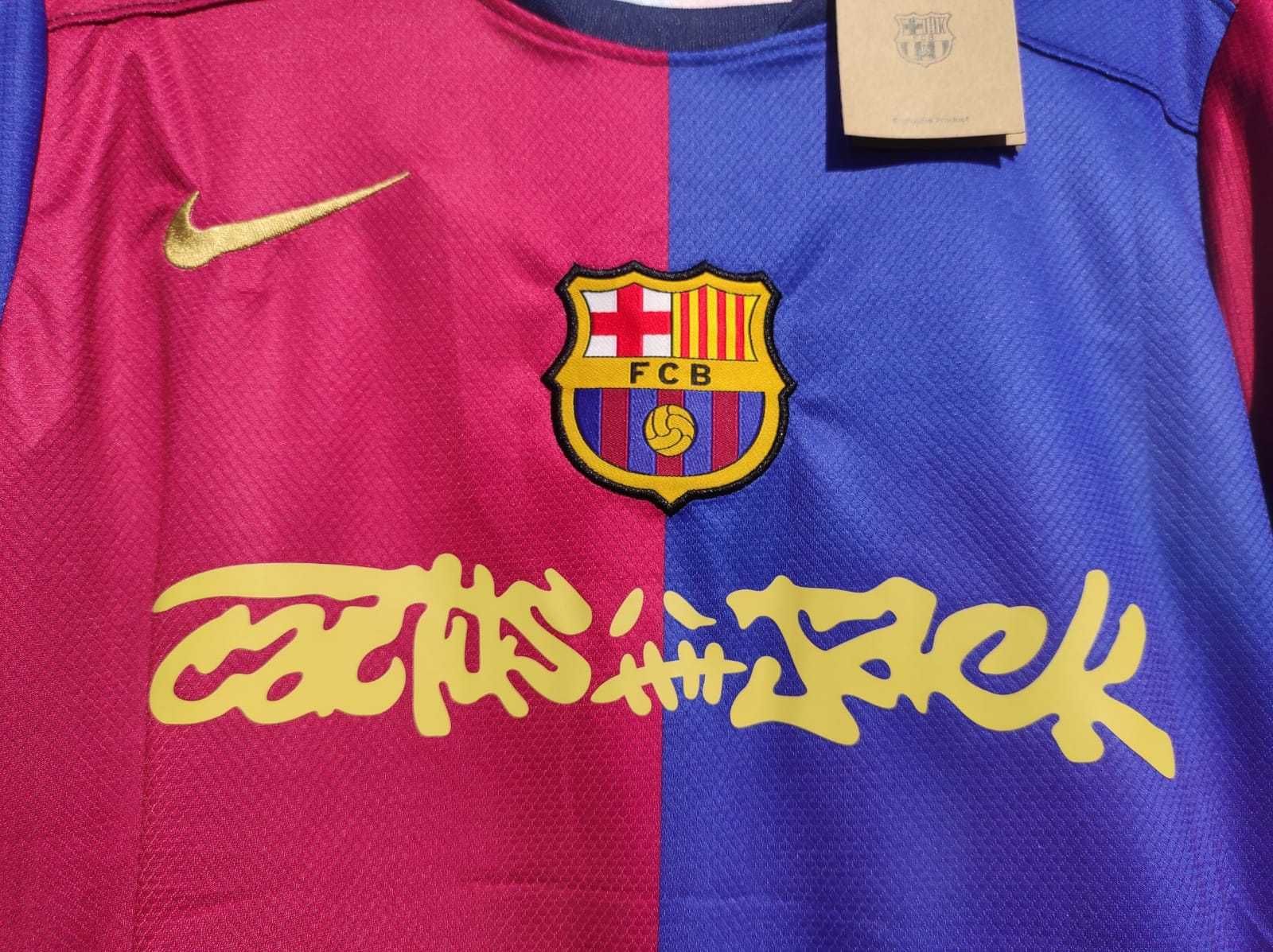 Koszulka domowa FC Barcelony z Lewandowskim #9 – Sezon 2024/25