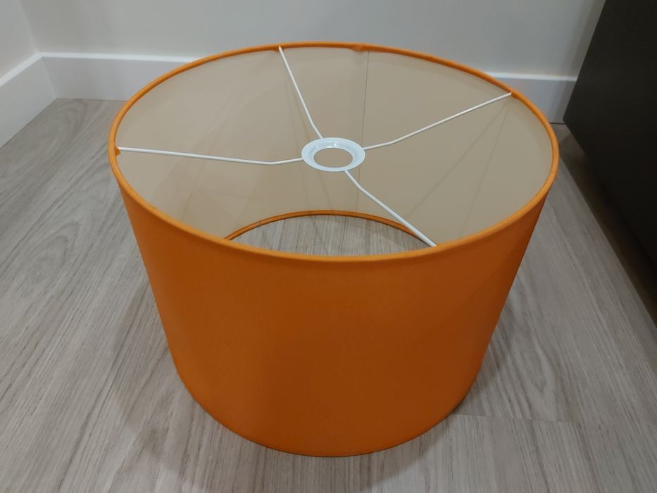 Abajour de cor laranja