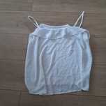 Biały Top na ramiączkach firmy H&M rozm.XL