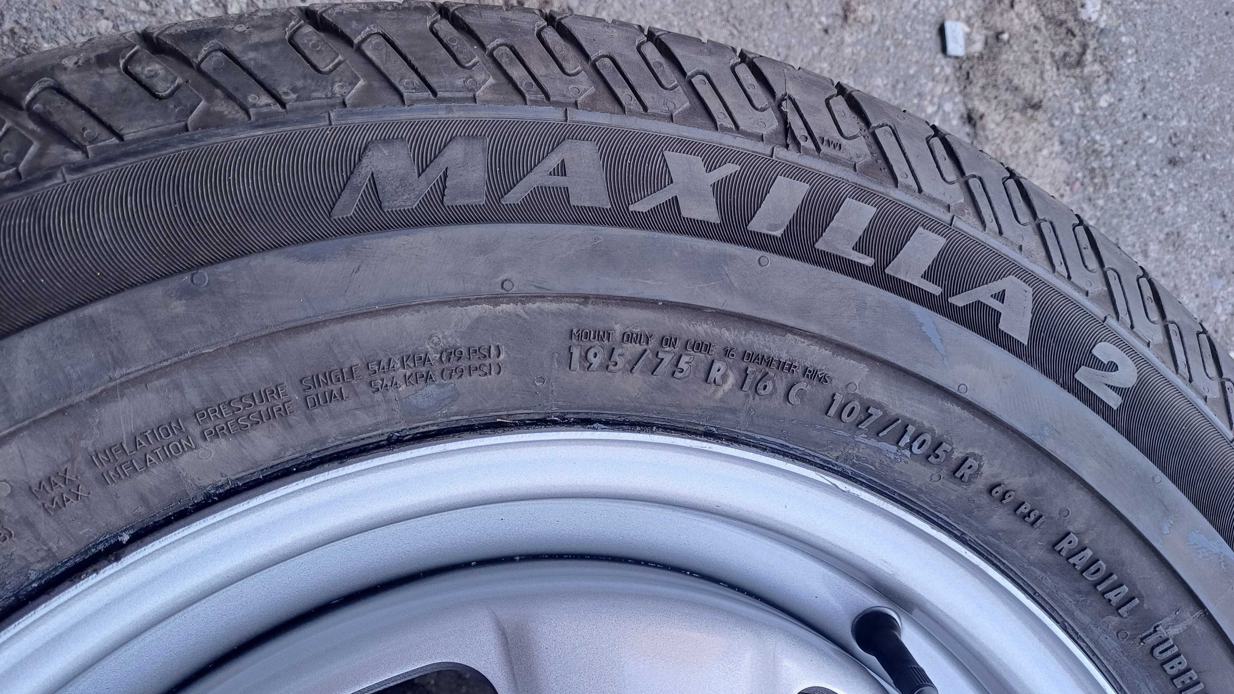 Koło zapasowe Iveco Daily bliźniak 195/75 R16C 6x170