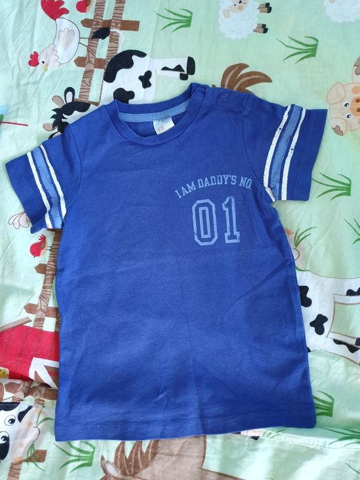 Koszulka bluzka chlopieca tshirt dzieciecy 80 h&m