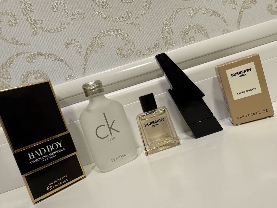 Brocard: люксові оригінальні мініатюри – Burberry, CK One, Bad Boy