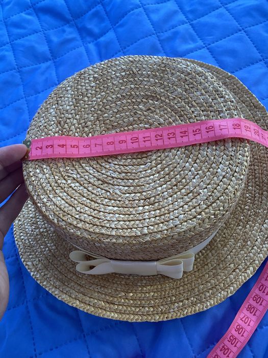 Шляпа канотье саломянная Twins Style