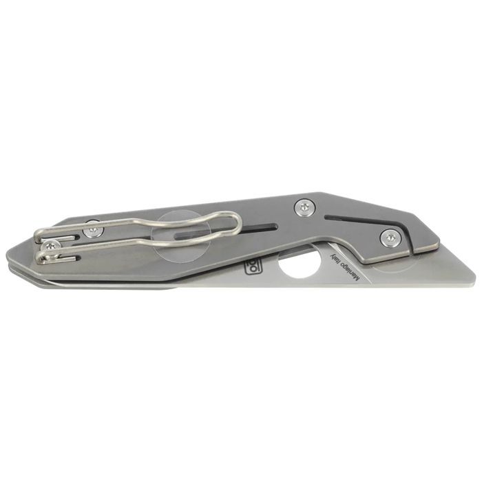 Nóż składany Spyderco Nand Gray Titanium, Satin M398 by Paul Alexander