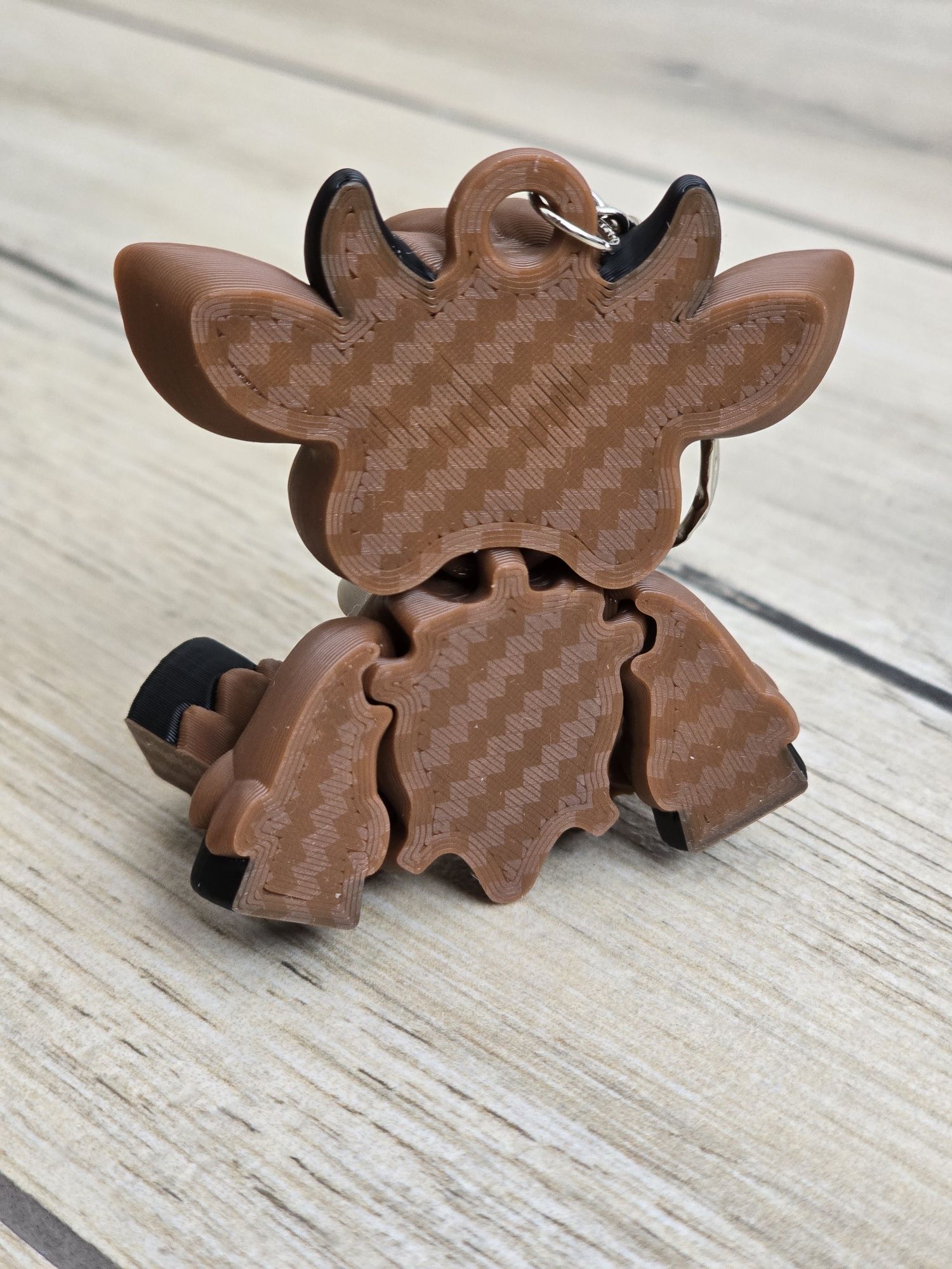 Muu-szisz Go Mieć! Breloczek Krówka byka Druk3d Keychain fidget