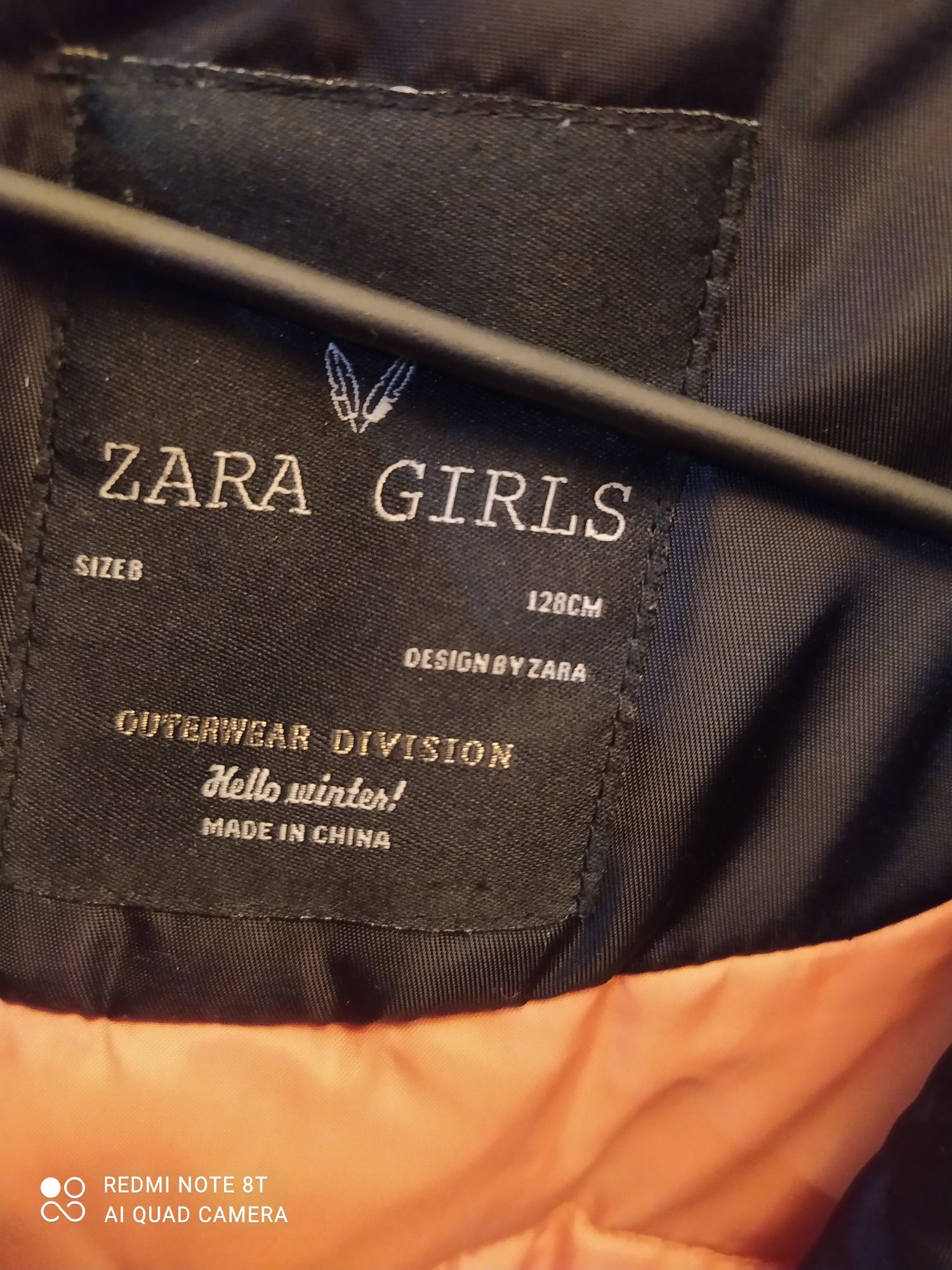 Kurtka zimowa Zara Girls 128