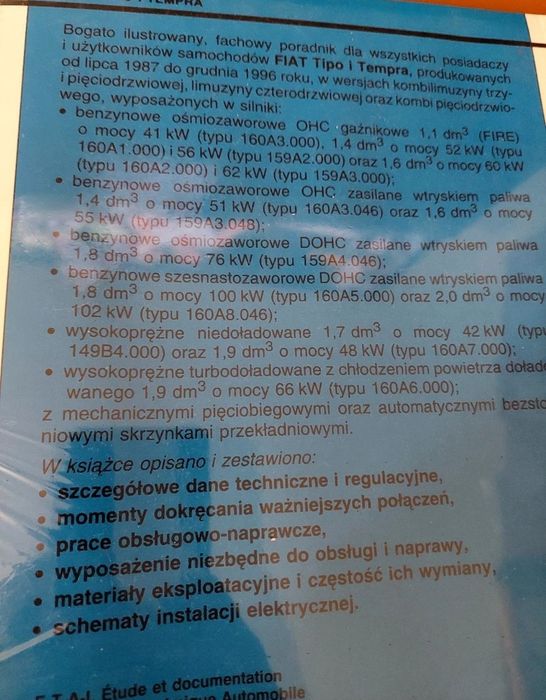 Sam naprawiam Fiat Tipo i Tempra