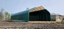 Hala łukowa 12x20x6,3 bele namiotowa wiata magazyn hangar