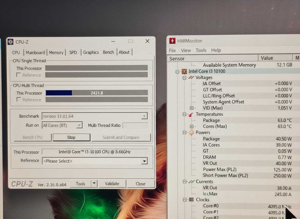 PC i3 10100, 16GB DDR4 2666MHz, 1TB SSD