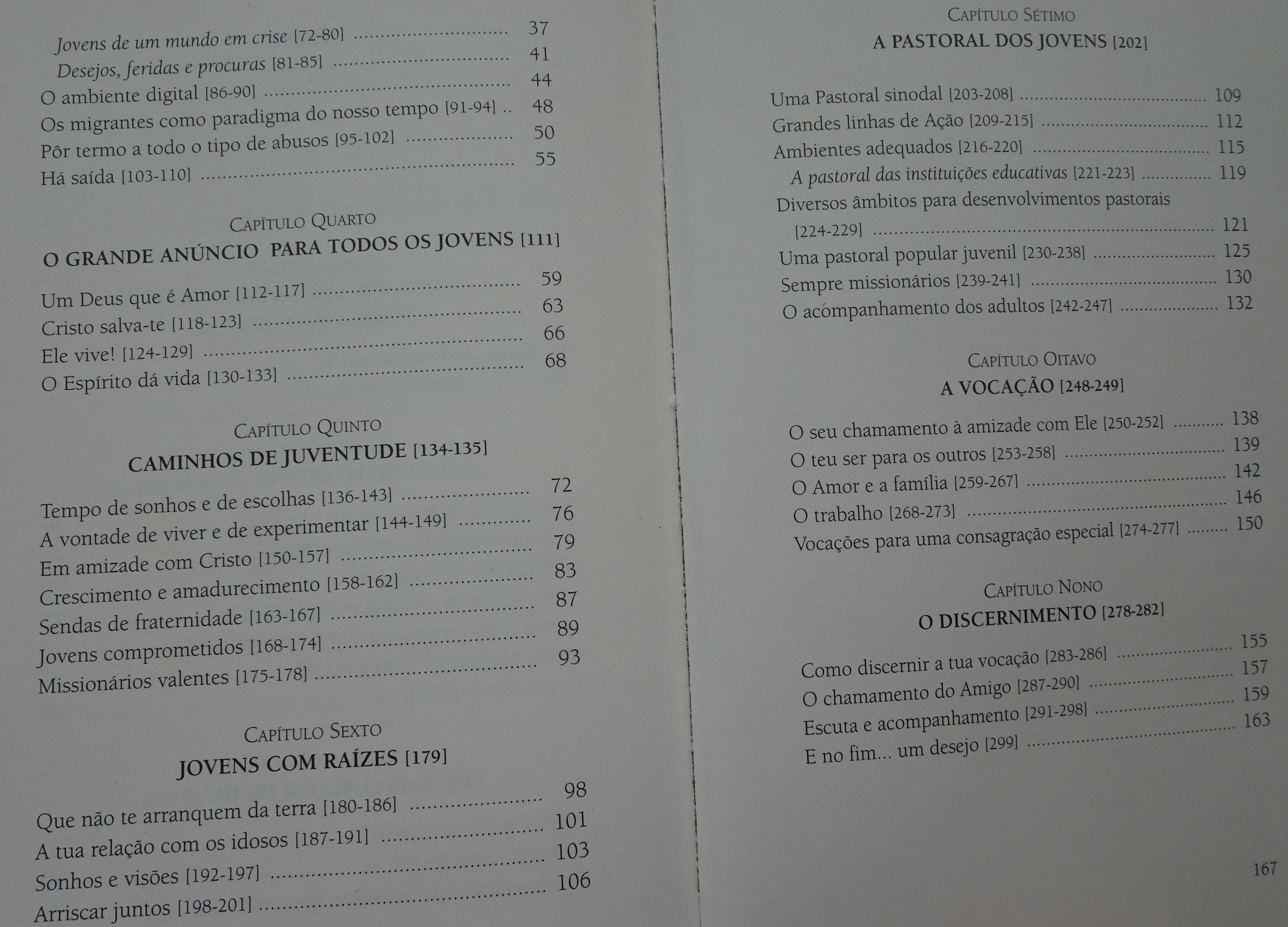 Exortação Apostólica Pós-Sinodal «Cristo Vive» do Papa Francisco