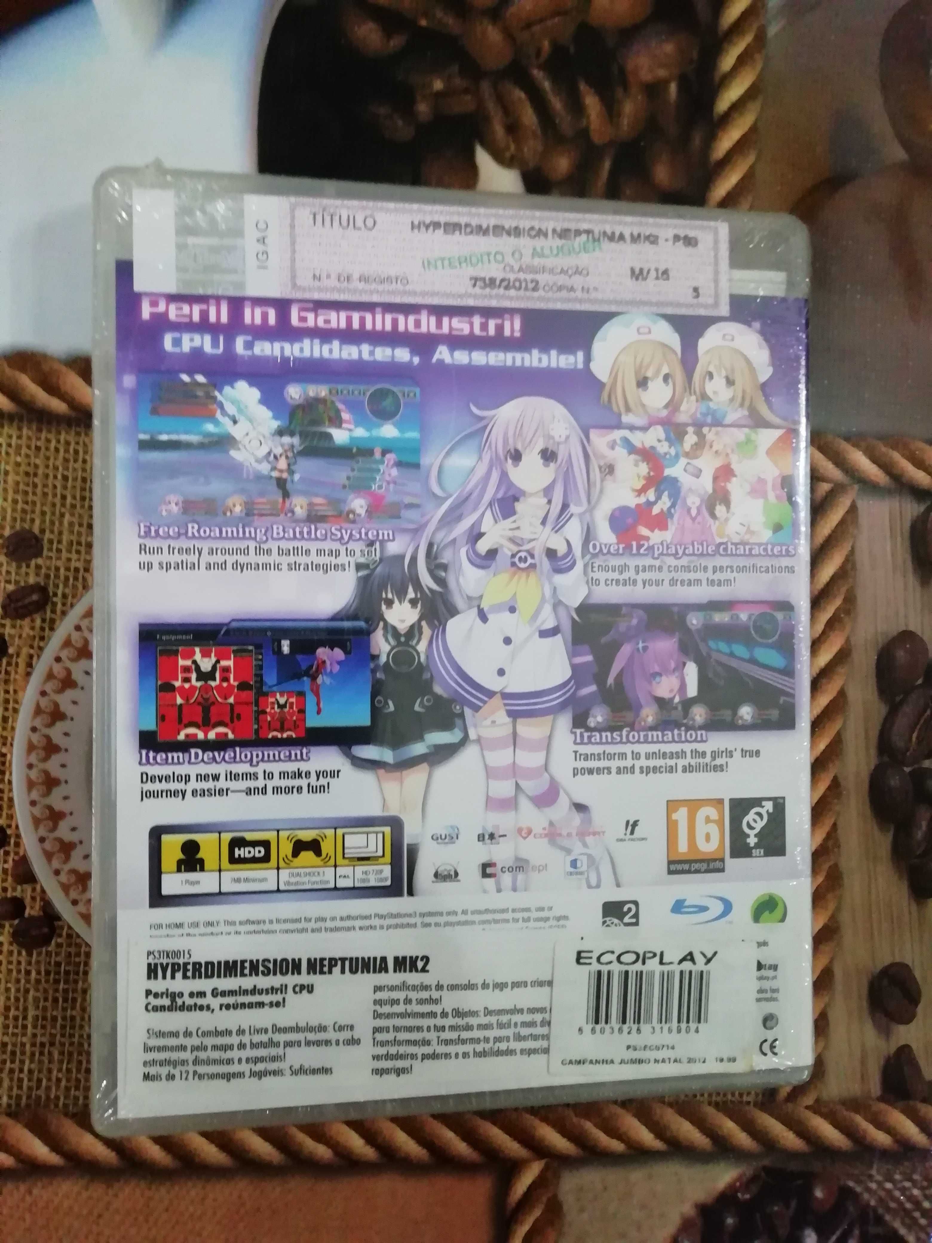 Hyperdimension Neptunia mk2 [PS3] Novo e Selado