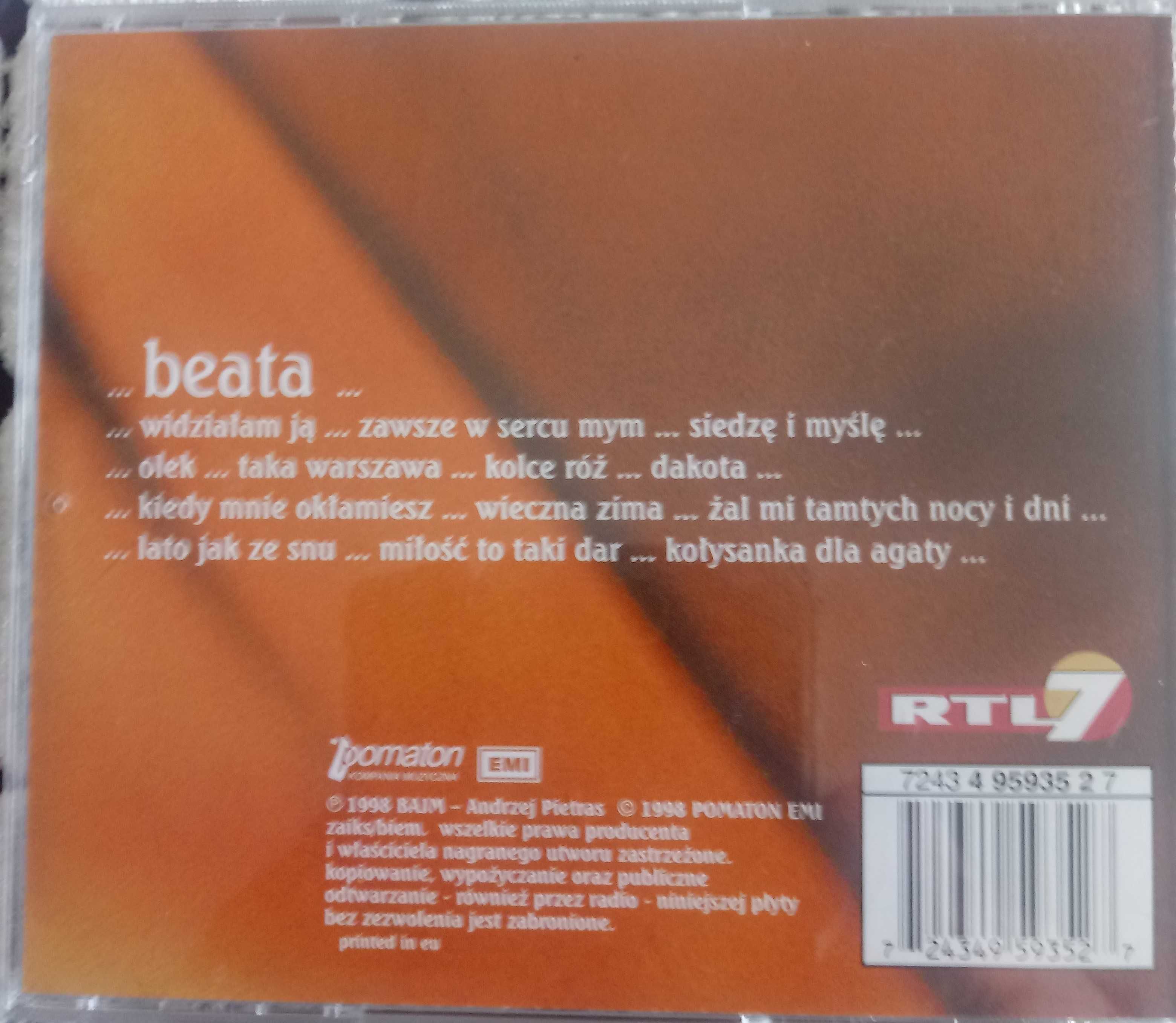 Bajm /Beata /Piasek płyty cd