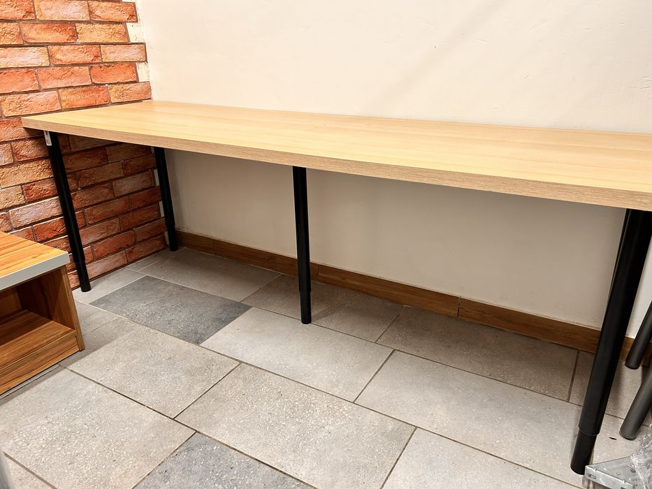 IKEA LAGKAPTEN ADILS Biurko dąb bejcowany 200x60cm