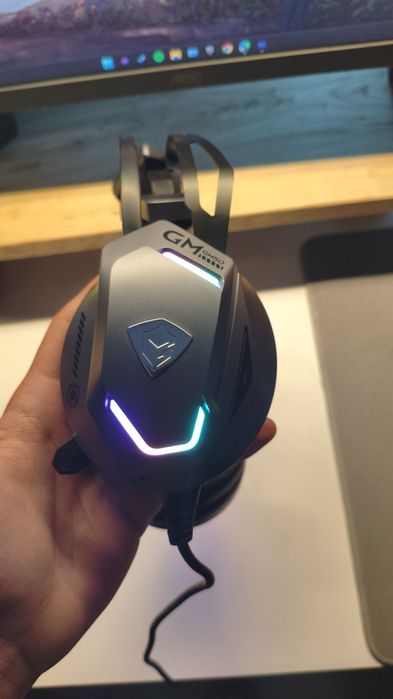 EPZ GM50 Геймерські навушники 50мм / 7.1 / USB / LED