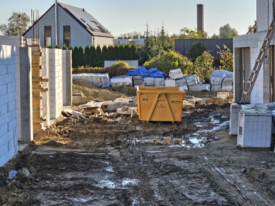 Odbiór gruzu, odpadów- Kontenery, Bigbagi