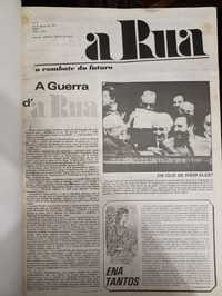 Edição encadernada de Jornal antigo "A Rua"