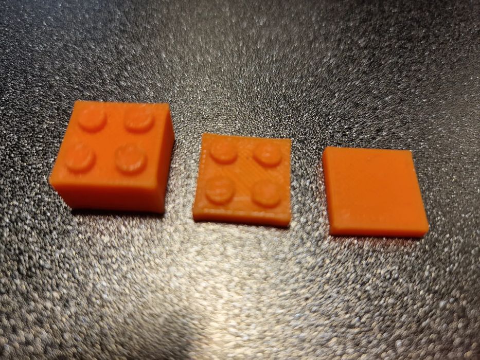 Peça "Build a Brick" 2x2 Compatível