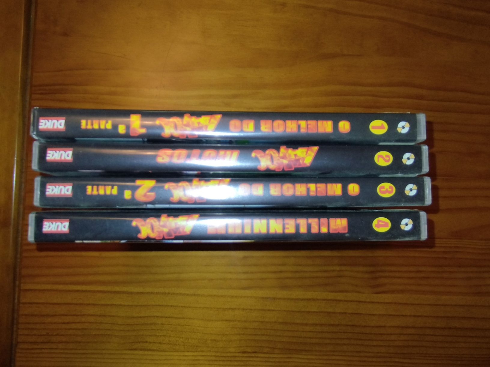 Lote de 4 DVDs Acidentes do Desporto Motorizado Auto motor