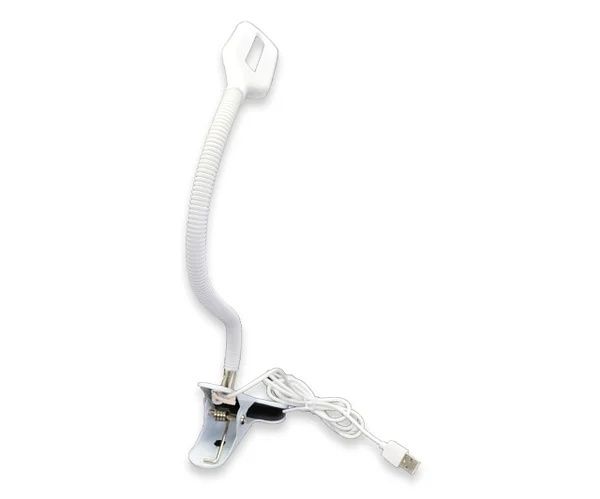 Настольная лампа светодиодная на прищепке гибкая LED Beluck USB кабель