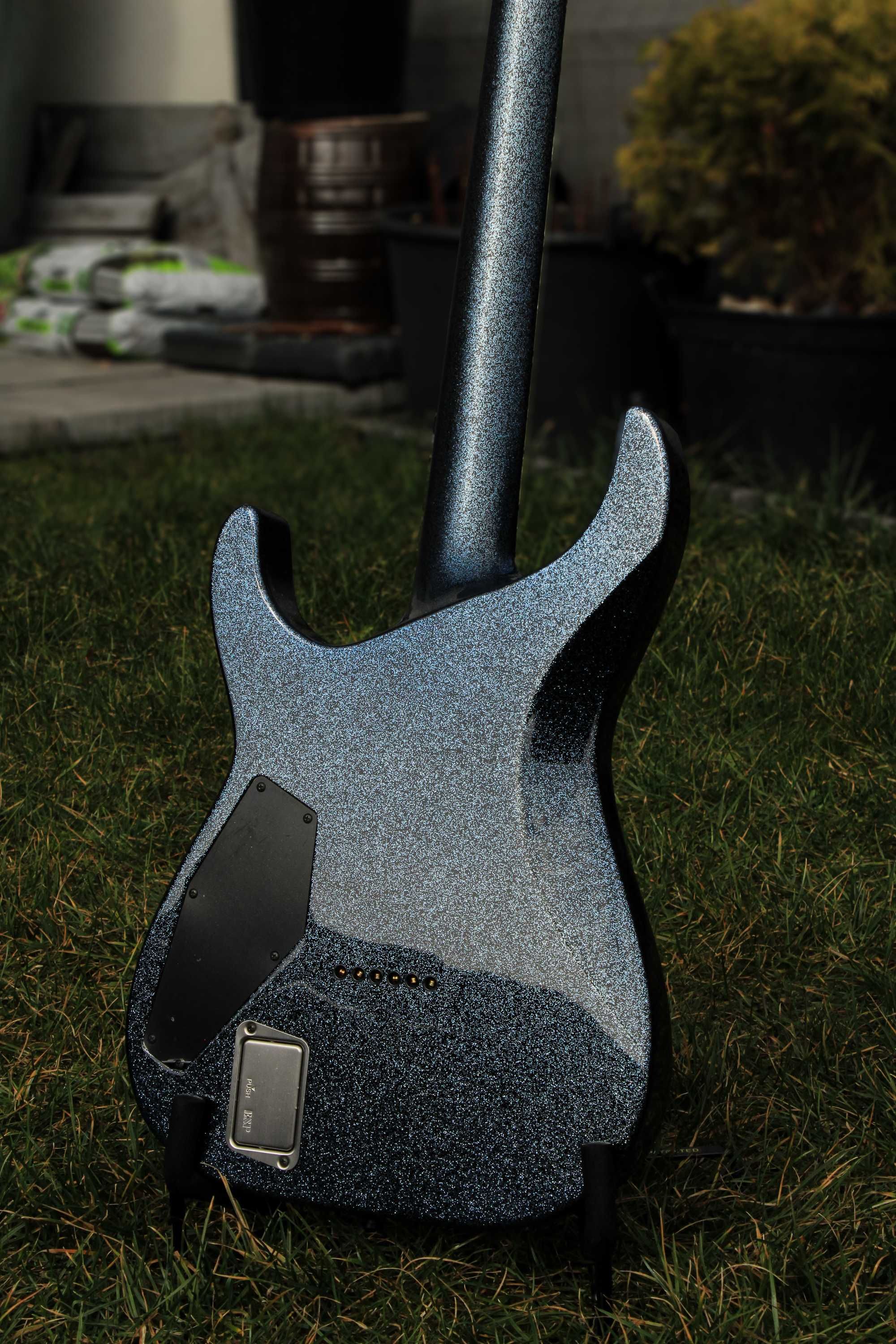 UNIKAT Gitara elektryczna ESP E-II Horizon Amethyst Sparkle –jak nowa!