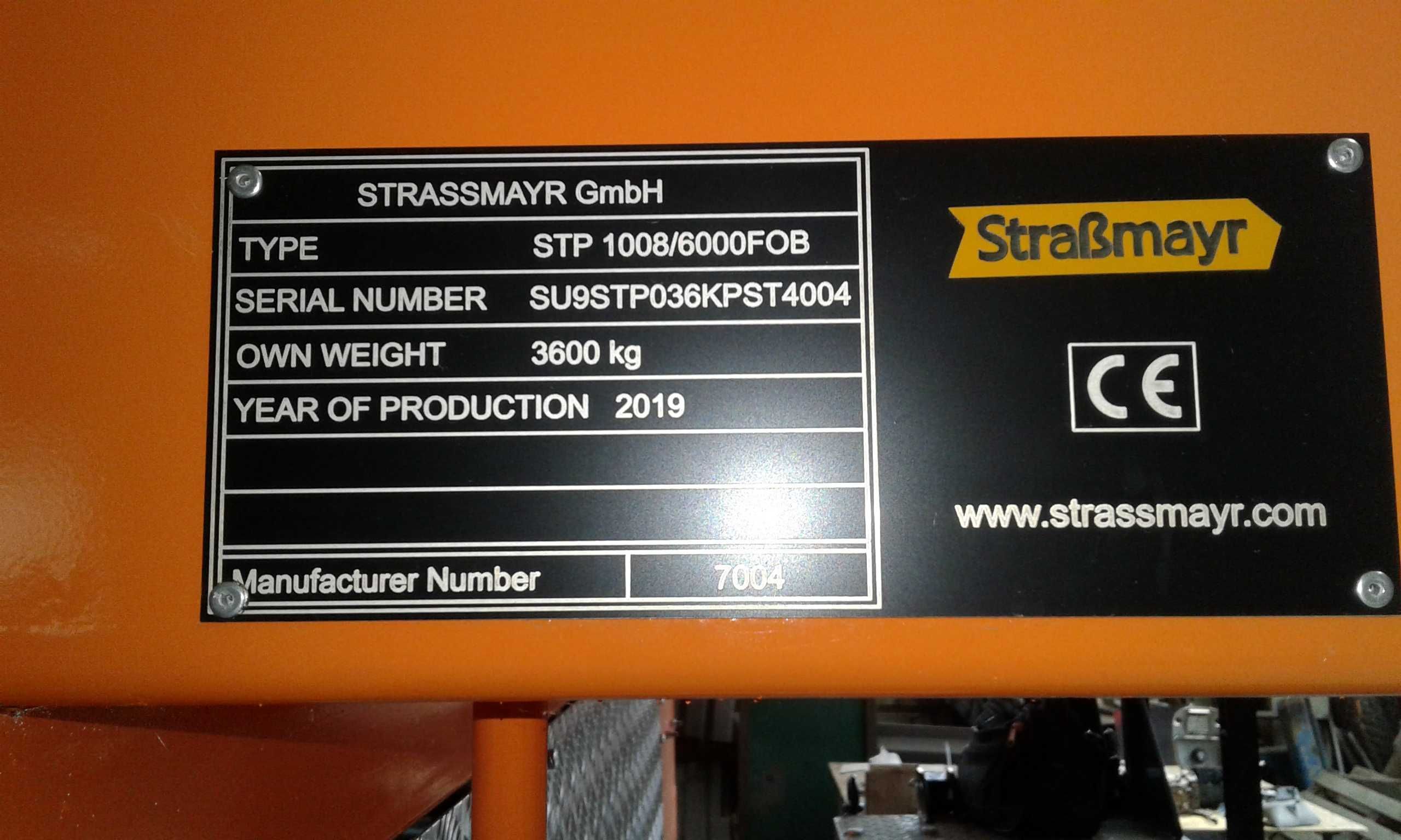 Две установки Strassmayr 6000/1008 STPдля ямочного ремонта дорог