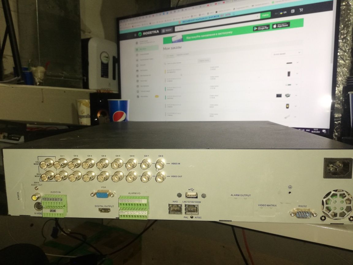 Гибридный видеорегистратор Infinity VRF-D800HSR на 8 камер