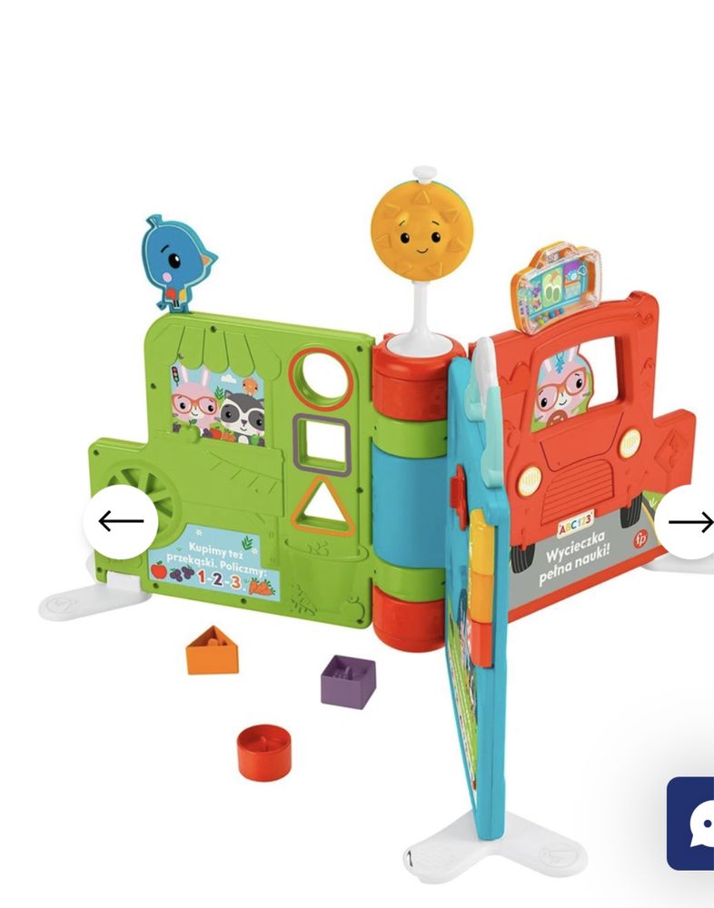 Edukacyjna Gigaksiążka Fisher Price wiek 6msc+