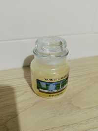 Yankee candle clean cotton mały słoik 104g świeca świeczka zapachowa