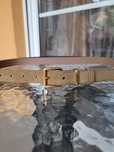 Zielony damski zamszowy pasek 105 cm