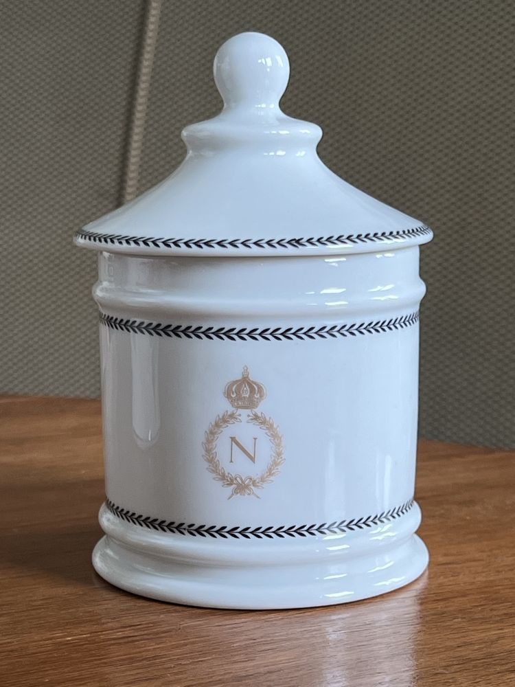 Pojemnik z manufaktury Solim Limoges France kolekcjonerski Napoleon