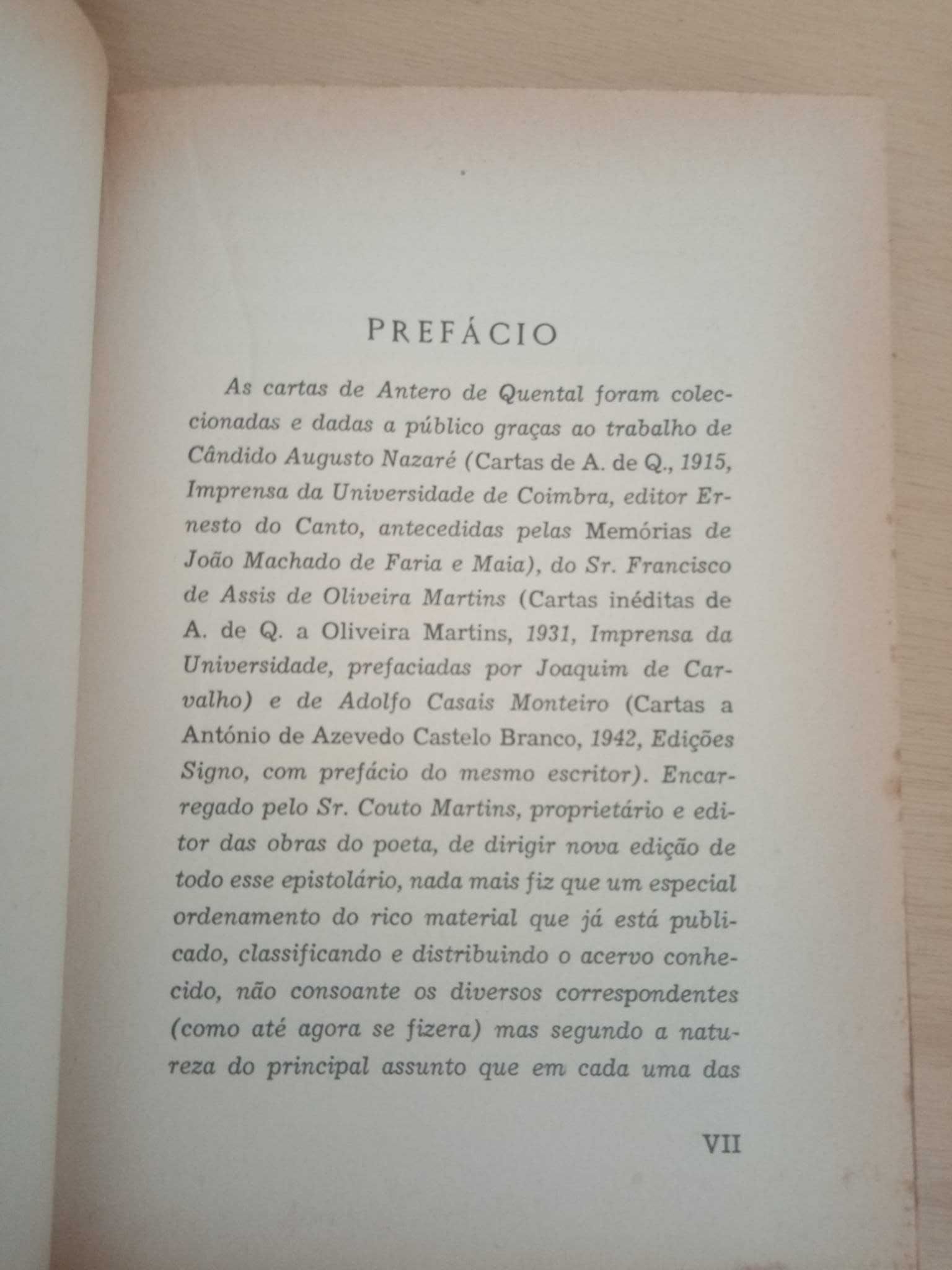 Cartas de Antero de Quental (primeira série, 1957)