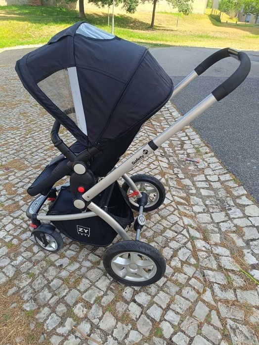 Carrinho Zippy safe 1st (base isofix + Ovo + carrinho de passeio)