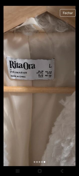 Casaco Rita Ora branco