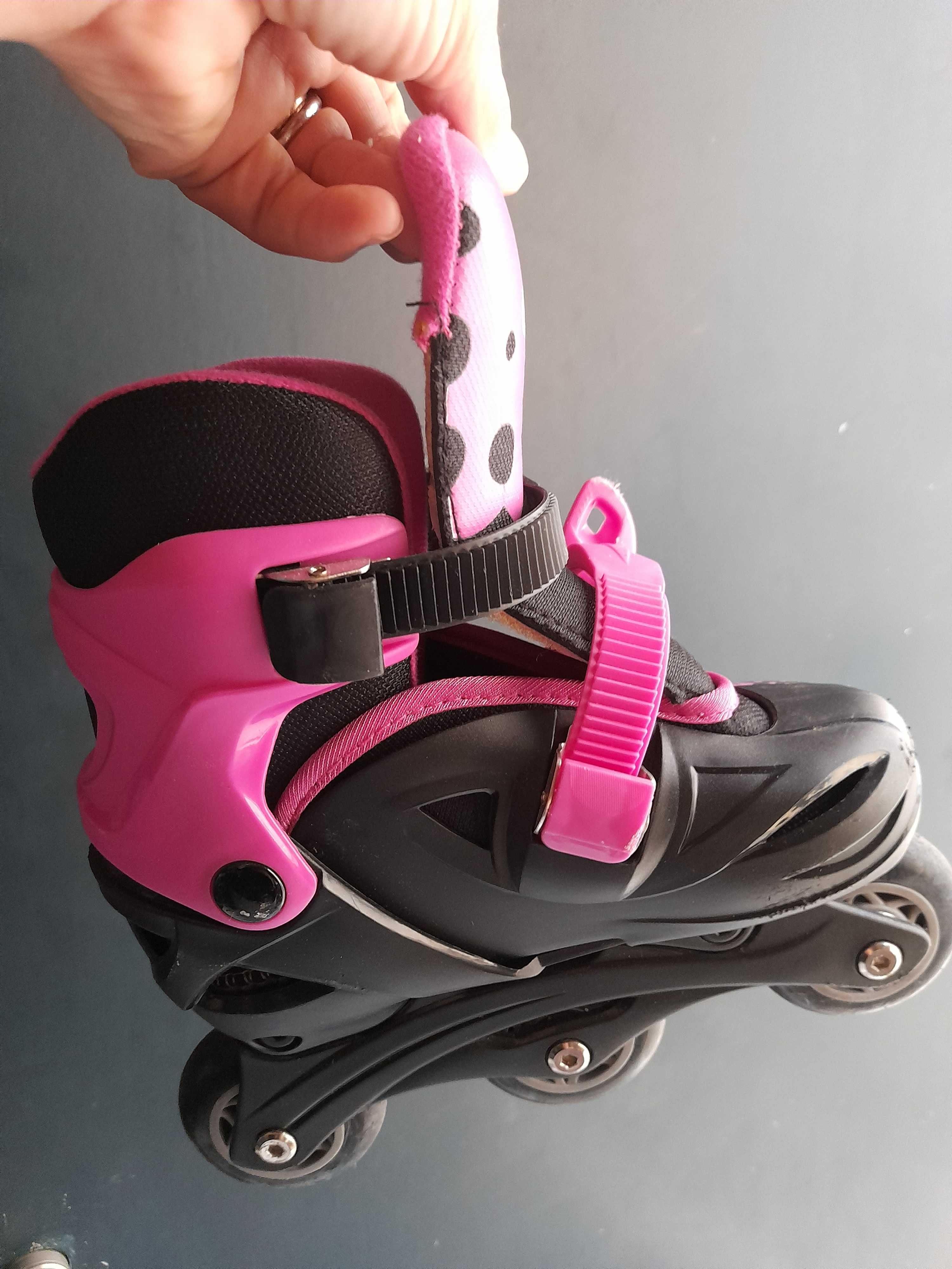 Patins em linha de menina