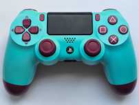 ORYGINALNY Kontroler Sony DualShock 4 V2 Pad PS4 | JAGODOWY | GRATIS