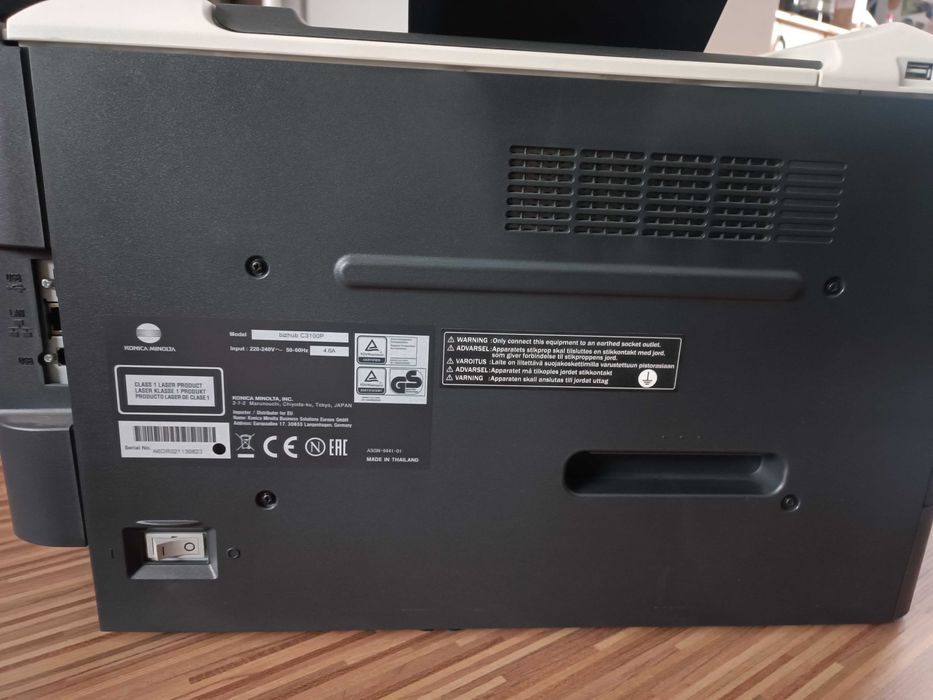 Kolorowa drukarka laserowa Konica Minolta Bizhub C3100P zestaw tonerów