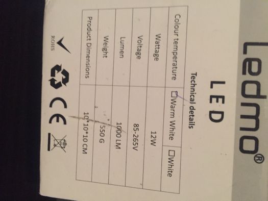 lampy ścienne LED 3 szt