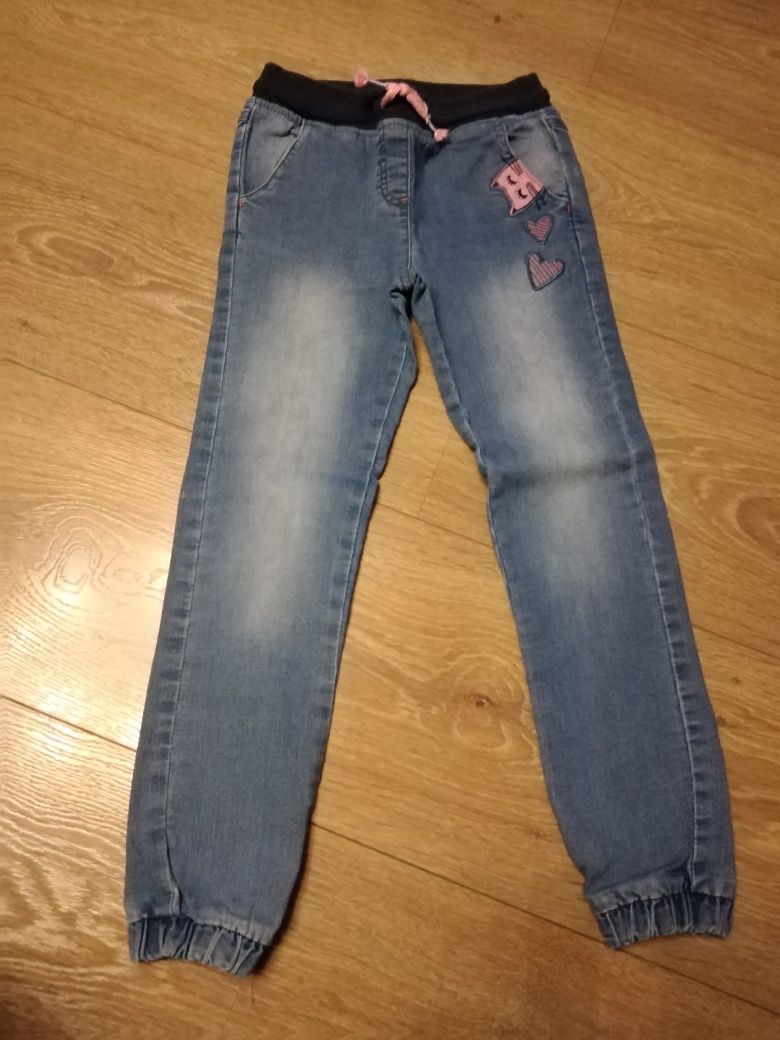 Spodnie dżinsowe roz. 134