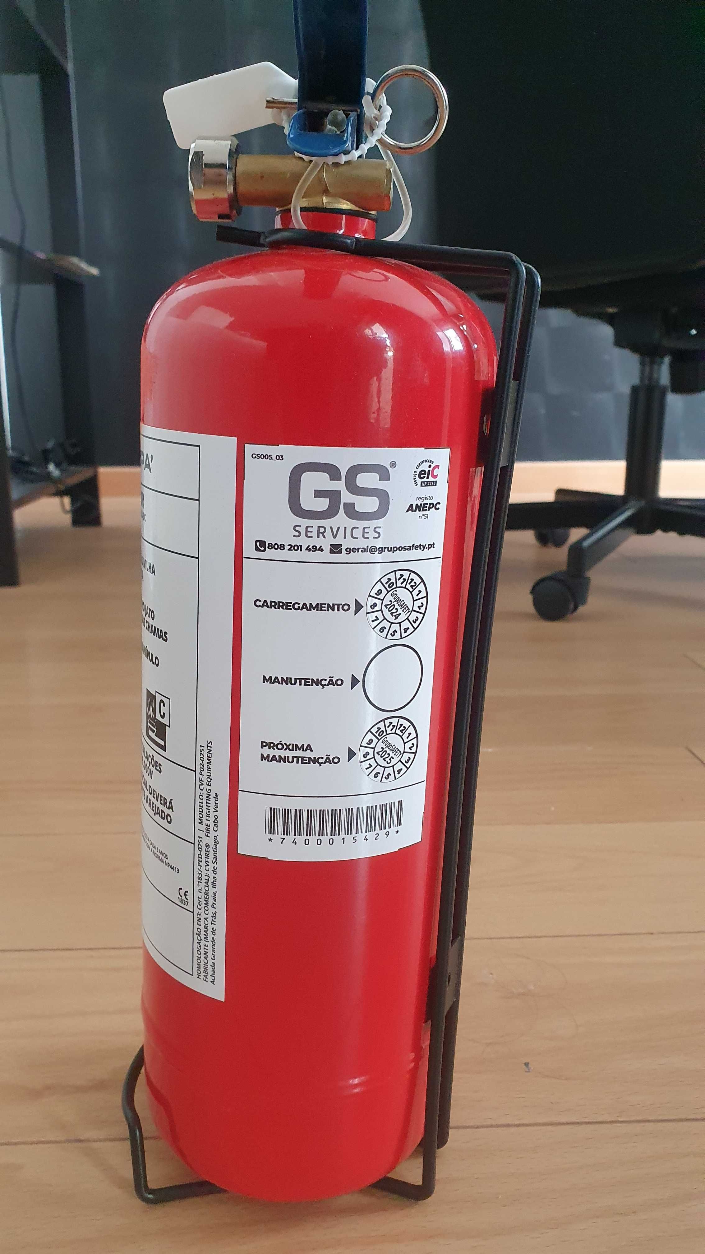 Extintor 2 kg ABC - com base TVDE