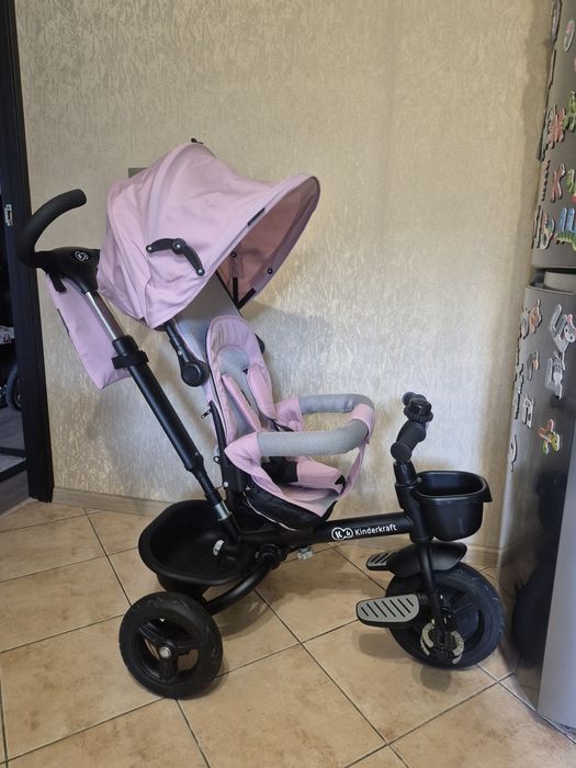 Триколісний велосипед Kinderkraft Spinstep Mauvelous Pink