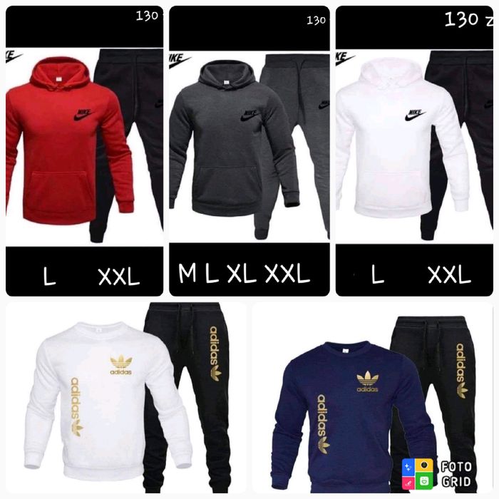 Nowe Dresy Męski Bluza I dresy M L XL XXL różne modele.