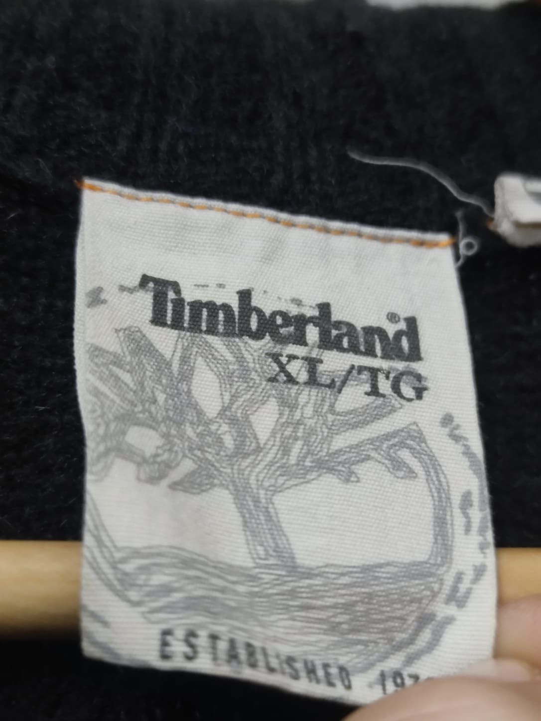 Sweter klasyczny XL męski Timberland wełniany regenerowany wool wełna