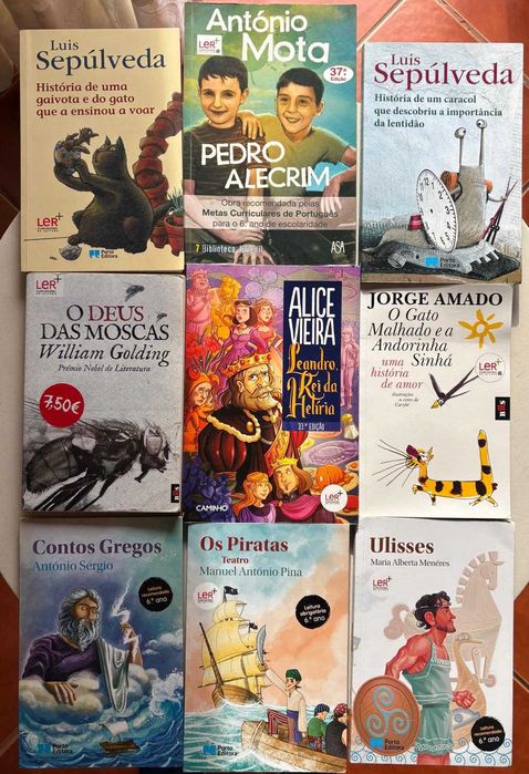 Livros de literatura obrigatória